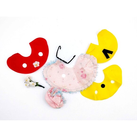 UNEEDA PEEWEE DOLL with Outfits & Glasses VINTAGE 1960s - Picture 2 of 9